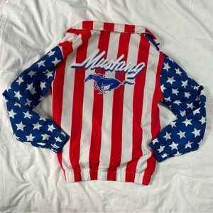 forever 21 men small jacket ford mustang american flag